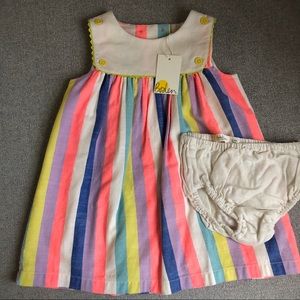 Boden USA: Rainbow Sailor Dress (12-18 mos)